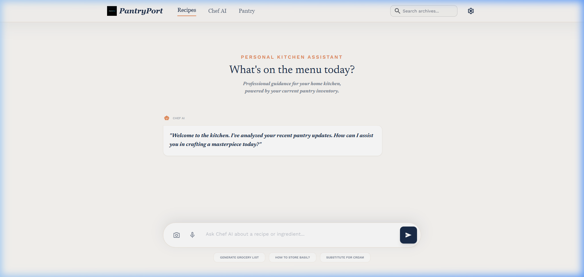 Chef Mate AI - Smart Culinary Copilot - 1