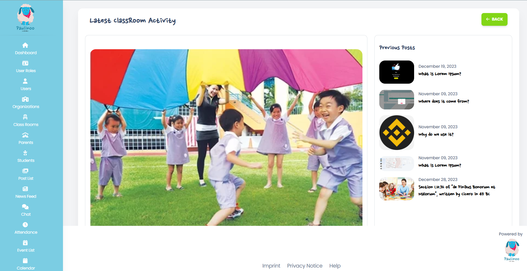 Kindergarten Management System - 7